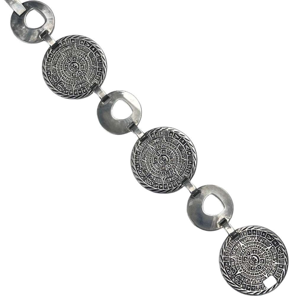 Vintage Sterling Silver Bracelet - Taxco Mexico - 45 grams
